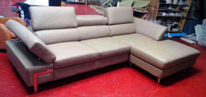 Modern leather sofa 1 _ 100_ Made in Italy _